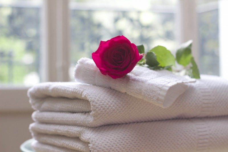 chambre-hote-ROQUEFORT LES PINS-min_towel_rose_clean_care_salon_spa_white_bath-731641